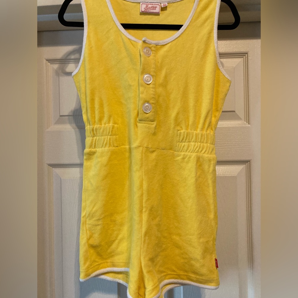 Hammies terry cloth 70s style romper size 26/small never worn